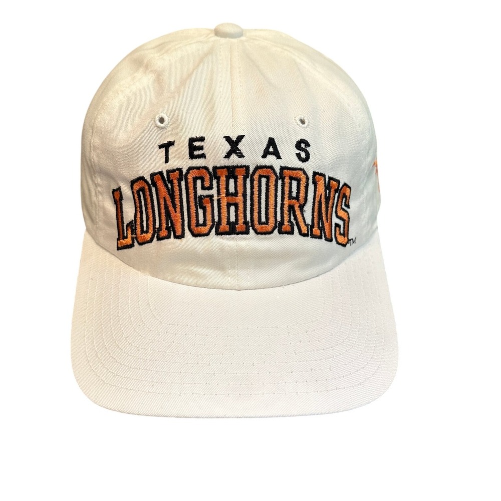 Texas Longhorns Vtg 90's Starter Baseball Cap Snapback Adjustable White